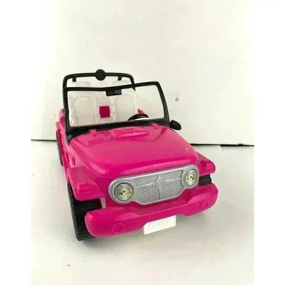 Barbie Doll Pink Jeep Car 2012 Beach Party Vehicle Y6856 - Picture 9 of 16
